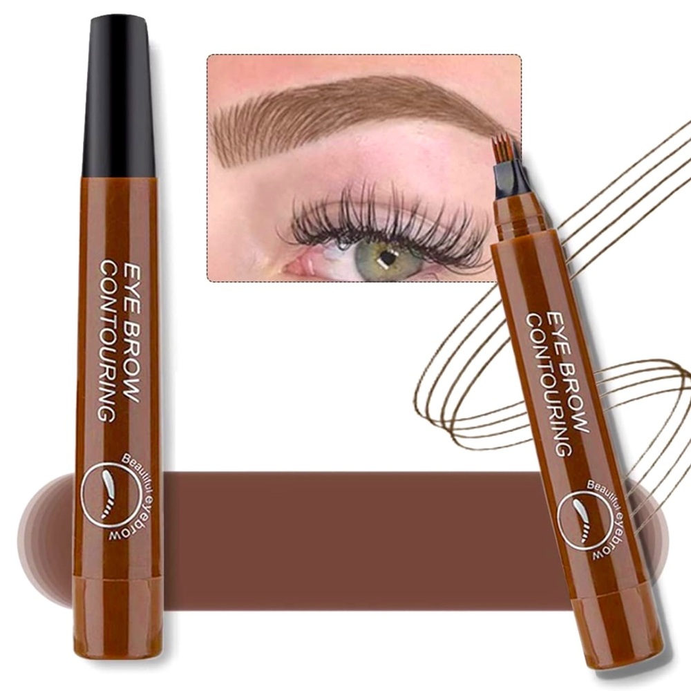 3-in-1 Eyebrow Kit: Eyebrow Pencil, 3 Brow Stencils, and Eyebrow Razor | NIP
